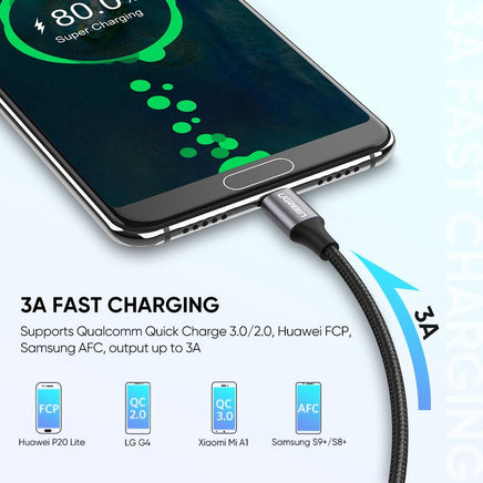 UGREEN 60408 USB A to C Quick Charging Cable - ElectronX Plus