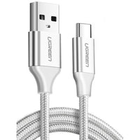 UGREEN 60409 USB-A to USB-C Charging Cable 3M (Silver White) - ElectronX Plus