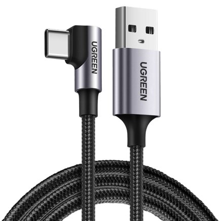 UGREEN 70255 USB-A to 90 Degree Angle USB-C Cable 3M - ElectronX Plus