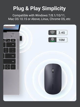 UGREEN 90372 Slim 2.4G Wireless Mouse - ElectronX Plus