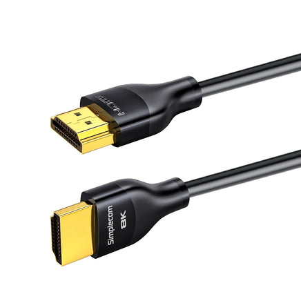 Simplecom CAH510 Ultra High Speed HDMI 2.1 Cable 48Gbps 8K@60Hz Slim Flexible 1M - ElectronX Plus