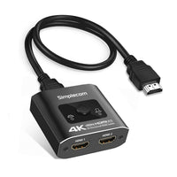 Simplecom CM302 Bi-Directional 2 Way HDMI 2.0 Switch Selector 4K@60Hz HDCP 2.2 - ElectronX Plus