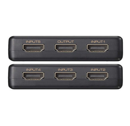 Simplecom CM305 Ultra HD 5 Way HDMI Switch 5 IN 1 OUT Splitter 4K@60Hz - ElectronX Plus