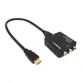 Simplecom CM401 Composite AV CVBS 3RCA to HDMI Video Converter 1080p Upscaling - ElectronX Plus