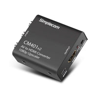 Simplecom CM401v2 Composite AV CVBS to HDMI Video Converter 1080p Upscaler Alloy Case - ElectronX Plus