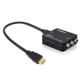 Simplecom CM413 HDMI to Composite AV CVBS 3RCA Video Converter 1080p Downscaling - ElectronX Plus