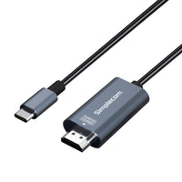 Simplecom DA322 USB-C Type-C to HDMI 2.0 Cable 2M HDCP 4K@60Hz - ElectronX Plus