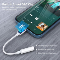 CHOETECH AUX005 iPhone 8-pin to 3.5mm Headphone Adapter - ElectronX Plus