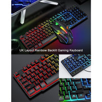 T-Wolf TF800 RGB 4-pcs Gaming Keyboard/Mouse/Headphone/Mouse Pad Kit Set - ElectronX Plus