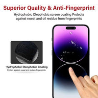 Tempered Glass Screen Protector For iPhone 15 / 15 Pro - ElectronX Plus