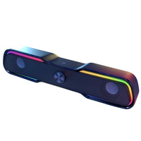 HP DHE-6002 Wired Soundbar RGB Light Multimedia Speaker - ElectronX Plus