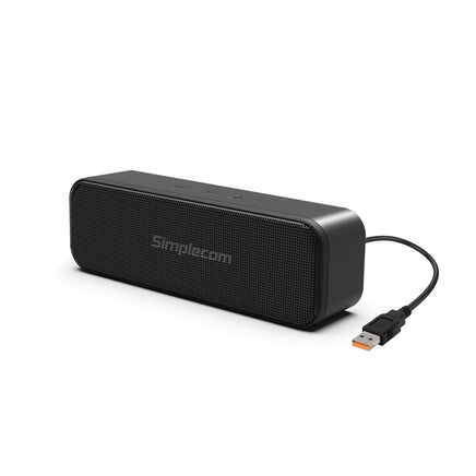 Simplecom UM228 Portable USB Stereo Soundbar Speaker Plug and Play with Volume Control for PC Laptop - ElectronX Plus