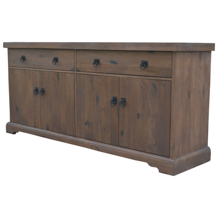 Florence  Buffet Table 180cm 2 Door 4 Drawer Solid Mango Timber Wood - ElectronX Plus