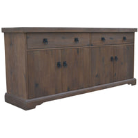 Florence  Buffet Table 180cm 2 Door 4 Drawer Solid Mango Timber Wood - ElectronX Plus