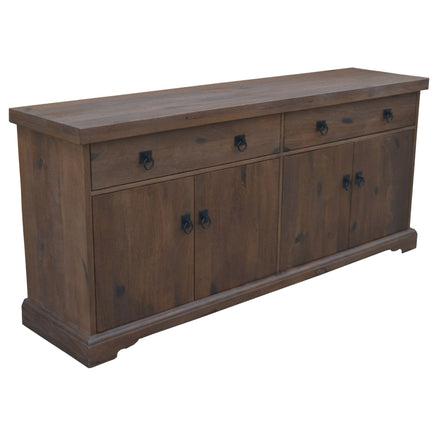 Florence  Buffet Table 180cm 2 Door 4 Drawer Solid Mango Timber Wood - ElectronX Plus