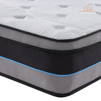 Cloud Dreams Single Size Pocket Spring Luxury Plush Top 28cm Mattress - ElectronX Plus