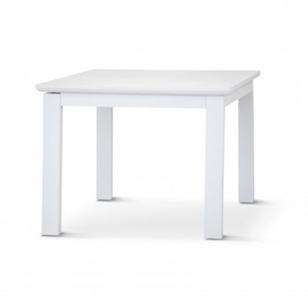 Laelia Dining Table 180cm Solid Acacia Timber Wood Coastal Furniture - White - ElectronX Plus