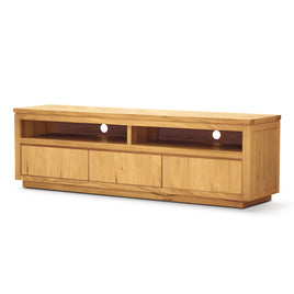 Rosemallow ETU Entertainment TV Unit 185cm 3 Drawer Solid Messmate Timber Wood - ElectronX Plus