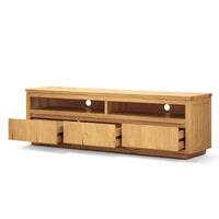 Rosemallow ETU Entertainment TV Unit 185cm 3 Drawer Solid Messmate Timber Wood - ElectronX Plus