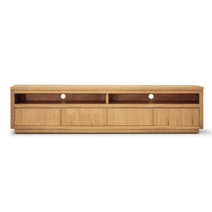 Rosemallow ETU Entertainment TV Unit 235cm 4 Drawer Solid Messmate Timber Wood - ElectronX Plus