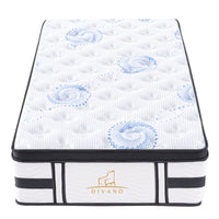 Majestic Rest Single Size 7 Zones Luxury Premium Firm Pocket Spring 34cm Mattress - ElectronX Plus