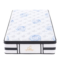 Majestic Rest King Single Size 7 Zones Luxury Premium Firm Pocket Spring 34cm Mattress - ElectronX Plus