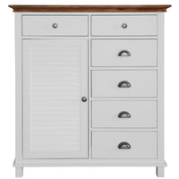 Virginia 4pc King Bed Suite Bedside Tallboy Bedroom Furniture Package - White - ElectronX Plus