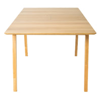 Cusco 150cm - 190cm Extendable Dining Table Scandinavian Style Solid Rubberwood - ElectronX Plus