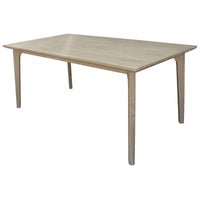 Tyler 180cm Dining Table Solid Acacia Timber Wood Brushed Smoke - ElectronX Plus