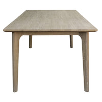 Tyler 180cm Dining Table Solid Acacia Timber Wood Brushed Smoke - ElectronX Plus