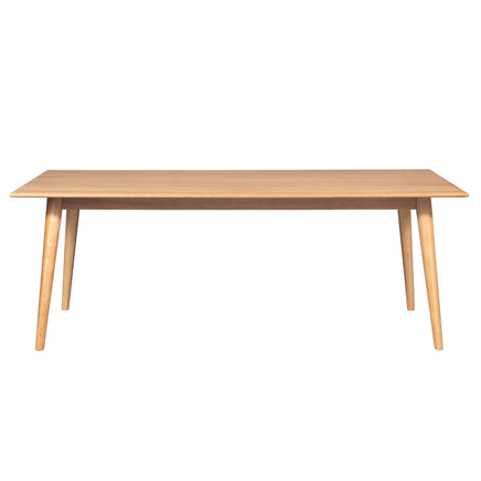 Emilio 180cm Dining Table Scandinavian Style Solid Ash Wood Oak - ElectronX Plus