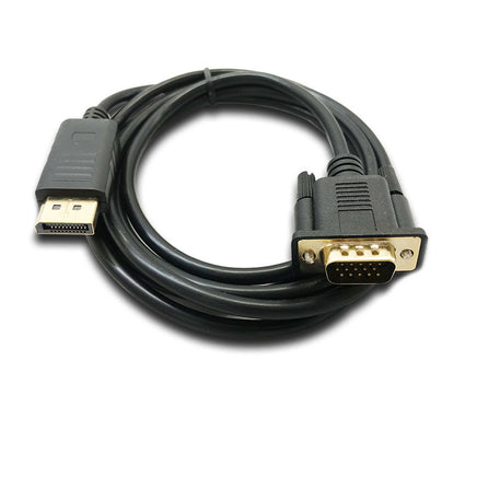 1.8M Display Port DP Male To VGA/M Cable Converter Connector Adaptor - ElectronX Plus