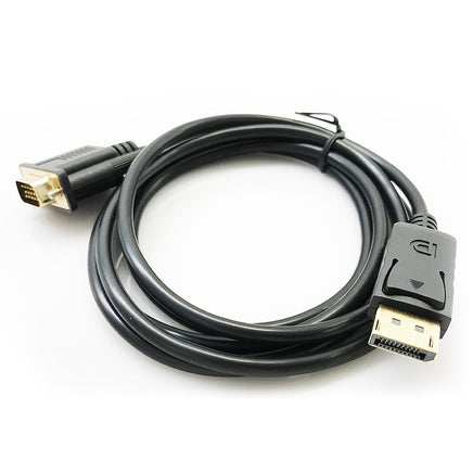 1.8M Display Port DP Male To VGA/M Cable Converter Connector Adaptor - ElectronX Plus