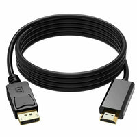 1.8m DisplayPort Display Port DP Gold to HDMI Male Video Audio Converter Cable - ElectronX Plus