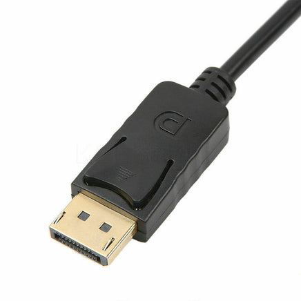 1.8m DisplayPort Display Port DP Gold to HDMI Male Video Audio Converter Cable - ElectronX Plus