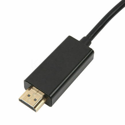 1.8m DisplayPort Display Port DP Gold to HDMI Male Video Audio Converter Cable - ElectronX Plus