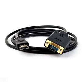 1.8M 6 Feet HDMI Male to VGA Male Cable for Computer, Laptop, PC, Monitor ETC - ElectronX Plus