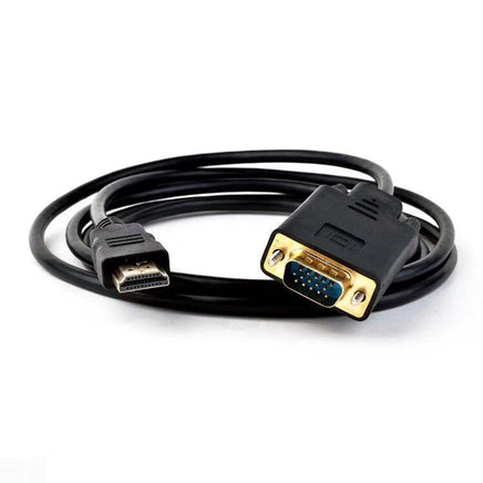 1.8M 6 Feet HDMI Male to VGA Male Cable for Computer, Laptop, PC, Monitor ETC - ElectronX Plus