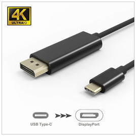 1.8M Type C USB-C Thunderbolt 3 to Display port DP Cable Male to Male Converter - ElectronX Plus