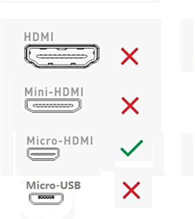 Micro HDMI Male TO HDMI Female Adapter convertor - ElectronX Plus