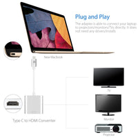 Type C USB-C Adapter Cable Converter USB 3.1 to HDMI HDTV 1080P - ElectronX Plus