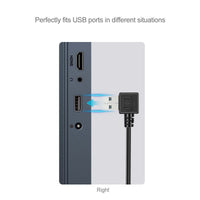 USB 3.0 Angle Male to Female Extension Cable Convertor Adapter Extender Cord Right Angle - ElectronX Plus