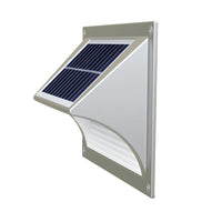 Solar Step Light – Warm White with Silver Case - ElectronX Plus