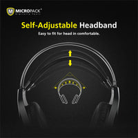 Gaming Headset Adjustment Headband Leather Earmuffs Omnidirectional Microphone - ElectronX Plus