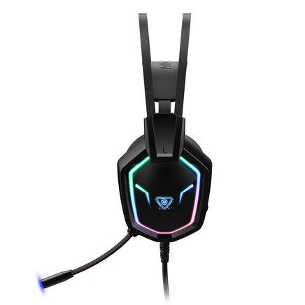 7.1 Surround RGB Gaming Headset Automatic Adjustment Headband Rainbow Light - ElectronX Plus