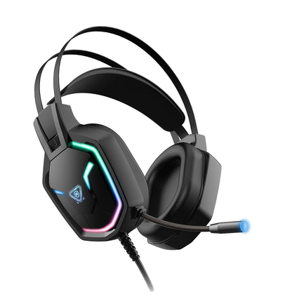 7.1 Surround RGB Gaming Headset Automatic Adjustment Headband Rainbow Light - ElectronX Plus