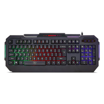 Rainbow Backlit Gaming Keyboard 19 Game Anti Ghosting Keys USB 2.0 Interface AU - ElectronX Plus