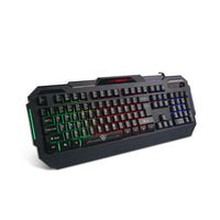 Rainbow Backlit Gaming Keyboard 19 Game Anti Ghosting Keys USB 2.0 Interface AU - ElectronX Plus