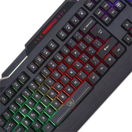 Rainbow Backlit Gaming Keyboard 19 Game Anti Ghosting Keys USB 2.0 Interface AU - ElectronX Plus