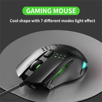 PC Gaming Mouse LED Optical Sensors DPI 6 Buttons USB Wired For Computer Laptop - ElectronX Plus